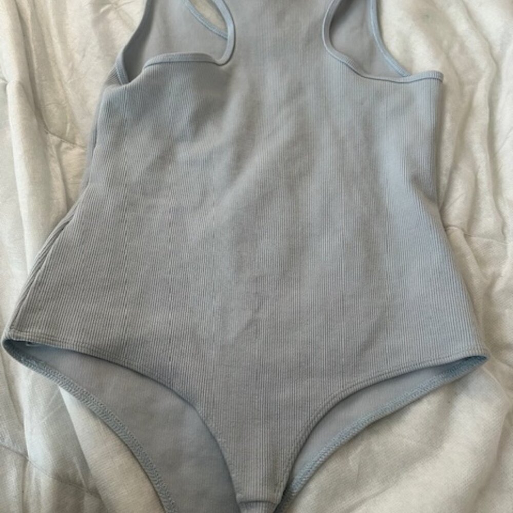 H&M Light Blue body suit medium
